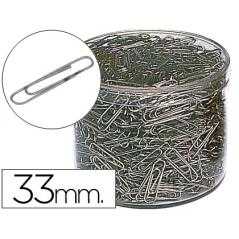 Clips niquelados n. 2 33 mm -cubilete de 1000 clips