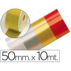 Cinta fantasía 10 mt x 50 mm oro