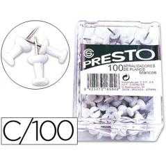 Señalizador de planos presto blanco -caja de 100 unidades