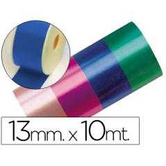 Cinta fantasía 10 mt x 13 mm azul
