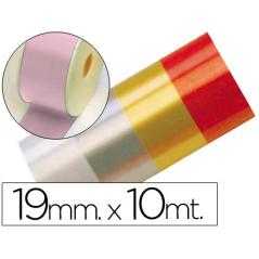Cinta fantasía 10 mt x 19 mm rosa