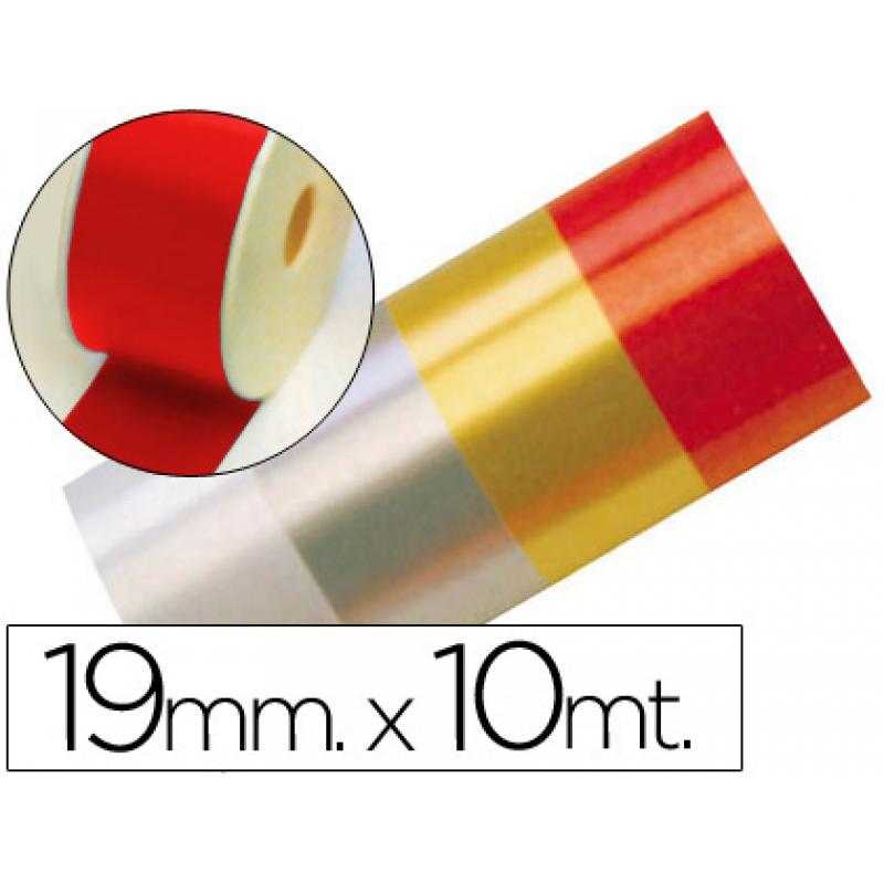 Cinta fantasía 10 mt x 19 mm rojo