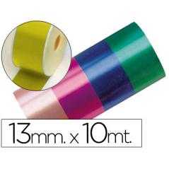 Cinta fantasía 10 mt x 13 mm oro