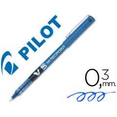 Rotulador pilot punta aguja v-5 azul 0.5 mm