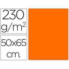 Cartulina fluorescente naranja 50x65 cm