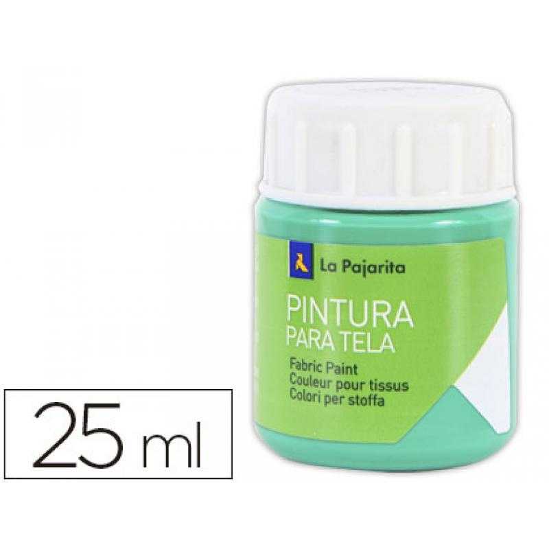 Pintura para tela la pajarita verde esmeralda 25 ml