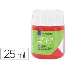 Pintura para tela la pajarita escarlata 25 ml