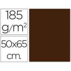 Cartulina guarro marron/chocol -50x65 cm -185 gr