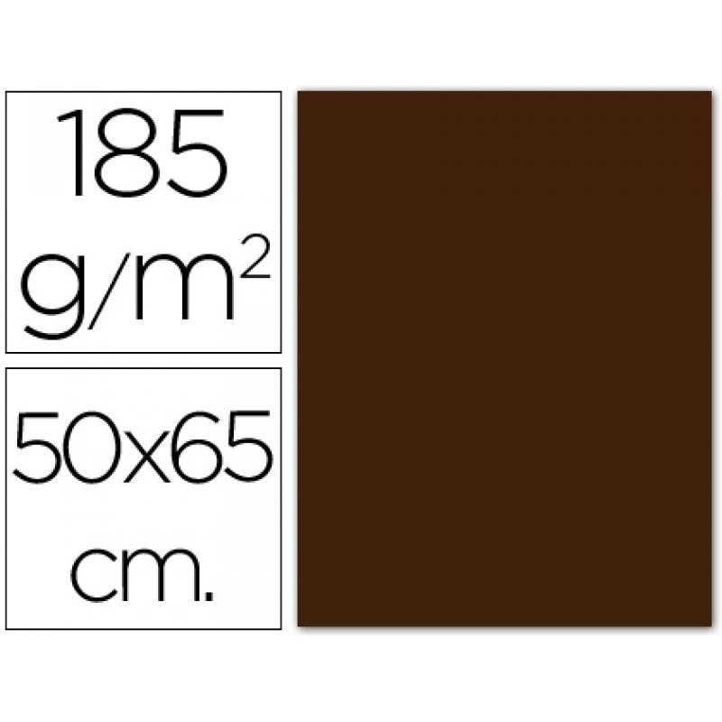 Cartulina guarro marron/chocol -50x65 cm -185 gr