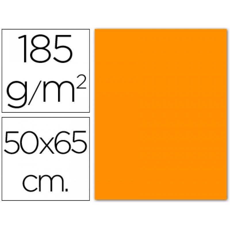 Cartulina guarro naranja -50x65 cm -185 gr