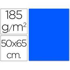 Cartulina guarro azul mar -50x65 cm -185 gr