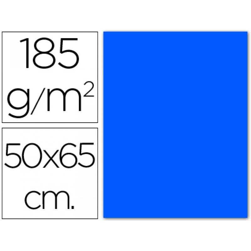 Cartulina guarro azul mar -50x65 cm -185 gr