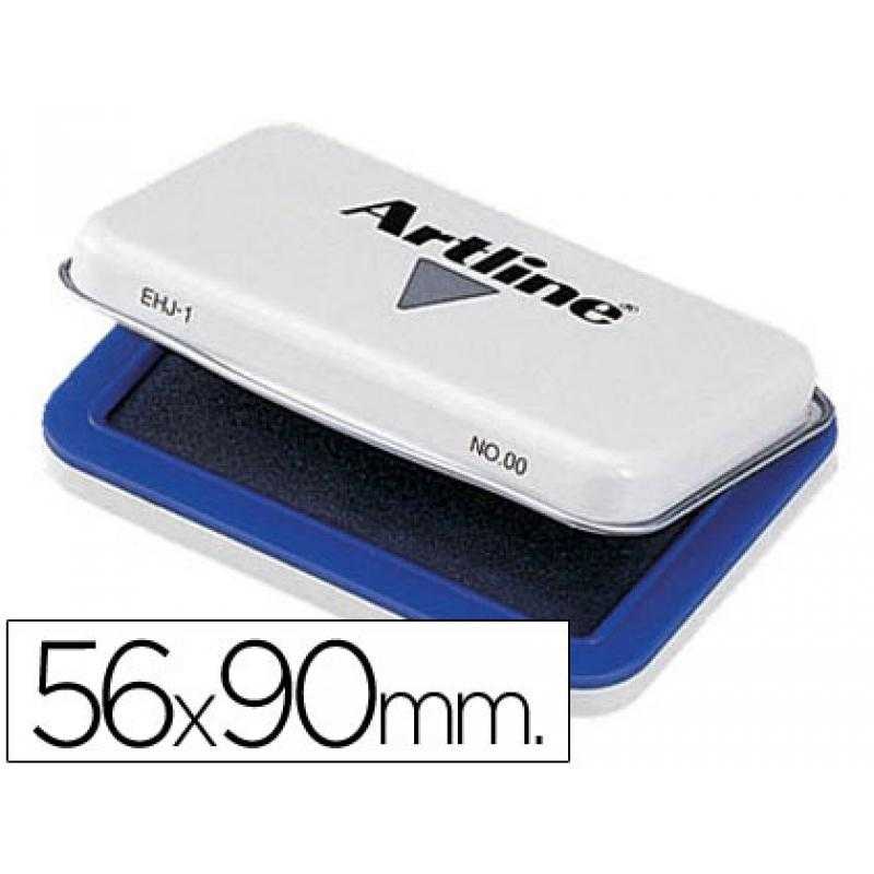 Tampón artline nº 0 azul -56x90 mm