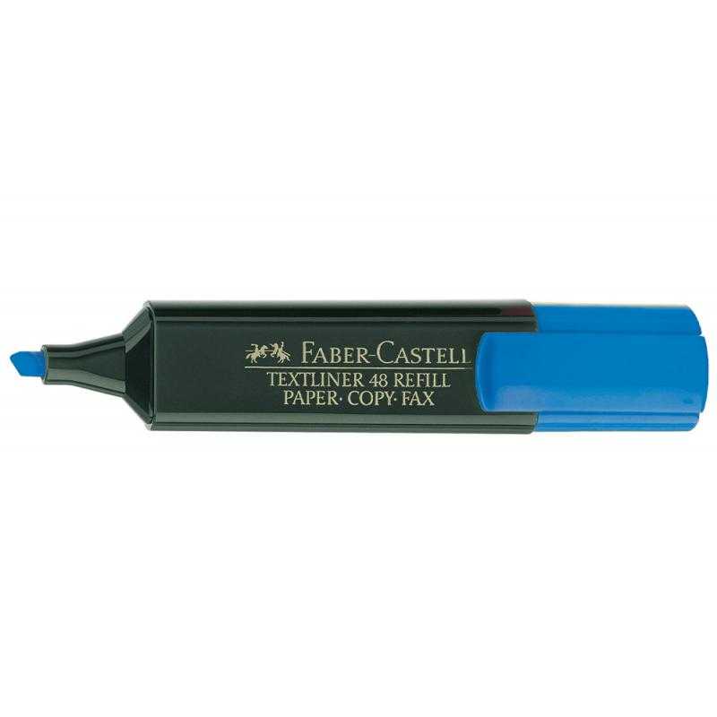 Rotulador faber fluorescente 48-51 azul
