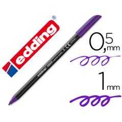 Rotulador edding punta fibra 1200 violeta n.8 -punta fibra 0.5 mm