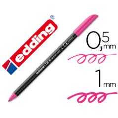 Rotulador edding punta fibra 1200 rosa n.9 -punta redonda 0.5 mm