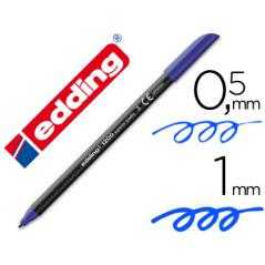 Rotulador edding punta fibra 1200 azul n.3 -punta redonda 0.5 mm