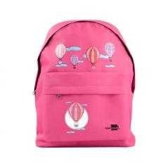 Cartera escolar liderpapel mochila globos color rosa 380x280x120mm
