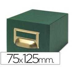 Fichero fichas tela verde 1000 fichas n.2 -tamaño 75x125 mm