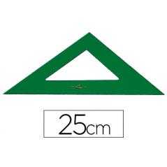 Escuadra faber 25 cm plástico verde
