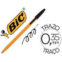 Bolígrafo bic naranja negro